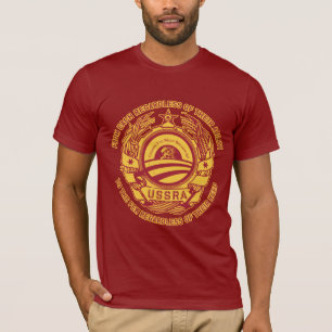 Obamunistのシールのワイシャツ Tシャツ