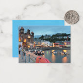 Oban Harbour ノートカード (正面/裏面インサイチュ)