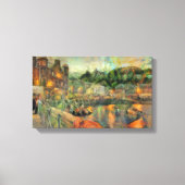 Oban impressionistic キャンバスプリント (正面)