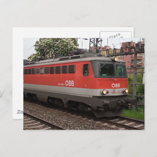ÖBB 1142 638-4 ポストカード (正面/裏面)