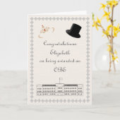 OBEおめでとう カード (黄色い花)