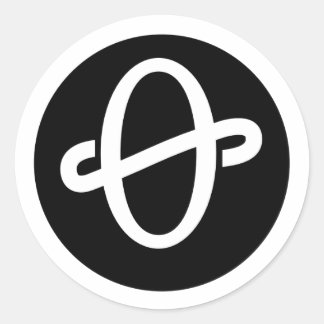 Obeステッカー ラウンドシール