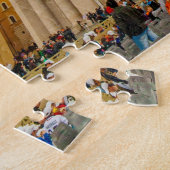 ObeliskとBernini colonnade，ローマ，イタリア ジグソーパズル (側面)