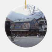 Oberammergauオーストリア セラミックオーナメント (裏面)