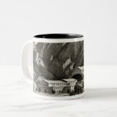 Oberammergau 1930年の劇場 ツートーンマグカップ (正面左)