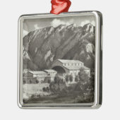 Oberammergau 1930年の劇場 メタルオーナメント (左)