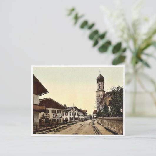 Oberammergau、General View、Upper Bavaria、German ポストカード (スタンド正面)