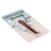 Oberauorfドイツのスキーポスター マグネット (右側)