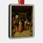 Oberbayern 1841年のターゲット射撃、発砲そして踊り メタルオーナメント (右)