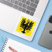 Oberhasli district flag, Switzerland シール (ノートパソコンとiPhone)