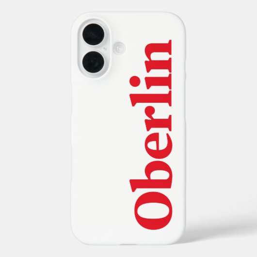 Oberlin iPhoneケース Case-Mate iPhoneケース (裏面)