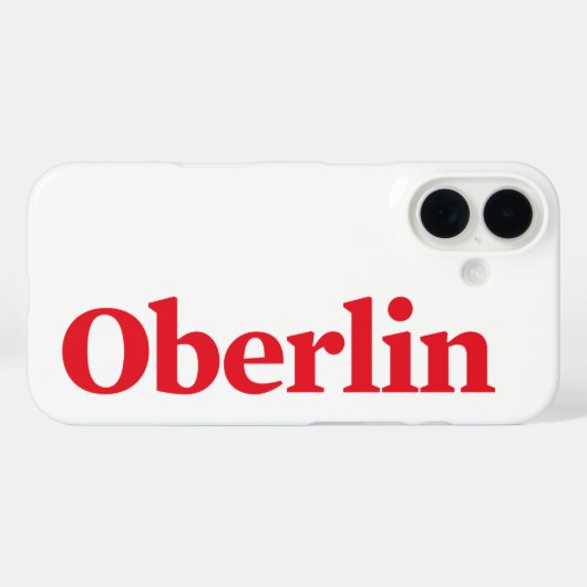 Oberlin iPhoneケース Case-Mate iPhoneケース (裏面 (横))
