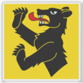 Obersimmental district flag, Switzerland シール (正面)