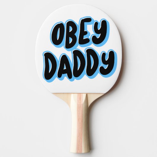 OBEY DADDY卓球ラケット 卓球ラケット (正面)