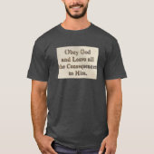 Obey God Tシャツ (正面)