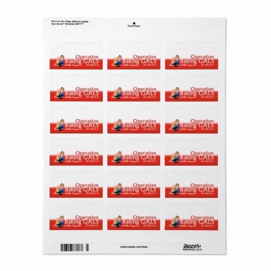 OBGロゴ住所 シール (フルシート)