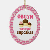 OBGYNのギフトのオーナメント セラミックオーナメント (右)