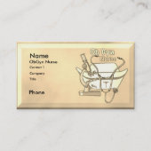 ObGynナースコラージュ名前をカスタムする名刺 名刺 (正面)