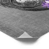 OBGYN解剖学フローラアートウォーブベビーデコールプリント3 ポスター (角)