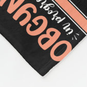 OBGYN進行中OBナース子宮OB Gyn  フリースブランケット (角)