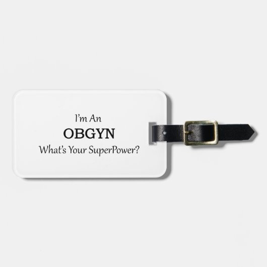 OBGYN ラゲッジタグ (正面横)