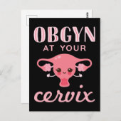 OBGYN at Your Cervix ポストカード (正面/裏面)