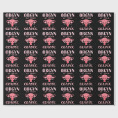 OBGYN at Your Cervix ラッピングペーパー (フラット)