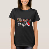 Obgyn Crew Christmas Lights Santa Hat Tシャツ (正面)