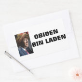OBIDEN BIN LADEN STICKER 長方形シール (封筒)