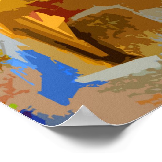 OBIDOS – ポルトガルの宝石 ポスター (角)