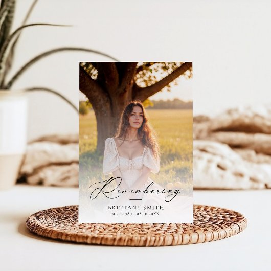 Obituary Order of Service Memorial Funeral プログラム