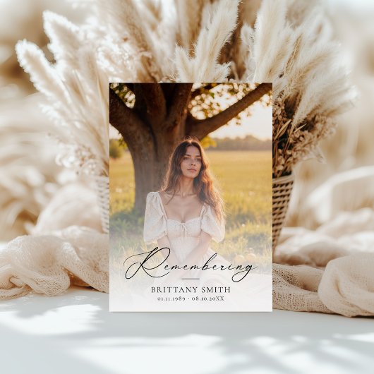 Obituary Order of Service Memorial Funeral プログラム