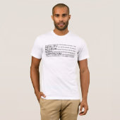 Objectivismメンズ上 Tシャツ (正面フル)
