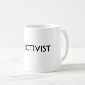 Objectivistのマグ コーヒーマグカップ (正面右)