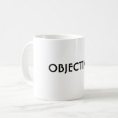 Objectivistのマグ コーヒーマグカップ (正面左)