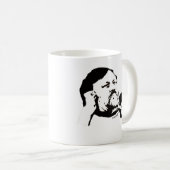 objet小さいaを熟視するZizek: Tシャツ コーヒーマグカップ (正面右)