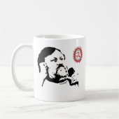 objet小さいaを熟視するZizek: Tシャツ コーヒーマグカップ (左)