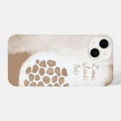 objet_11_lotus seed pod iPhoneケース iPhone 14ケース (裏面横)