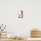 objet_11_lotus seed pod matte poster ポスター (キッチン)