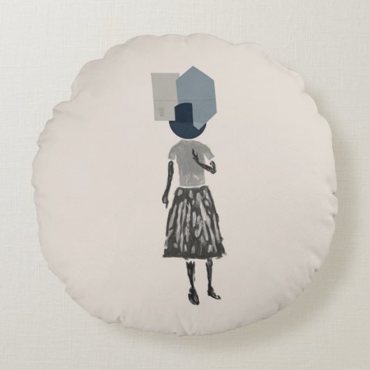 objet_14_女性_1 ラウンドクッション (正面)