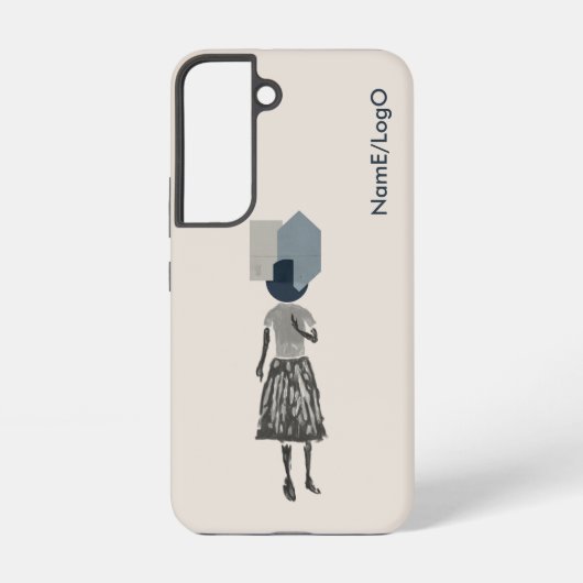 objet_14_女性_1 samsung galaxyケース (裏面)