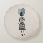 objet_14_une femme_1 ラウンドクッション (裏面)