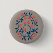 objet_17_a花の中の白鳥 缶バッジ (正面)
