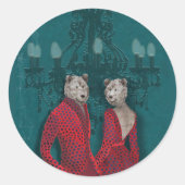 objet_20_une femme, un homme_2 ラウンドシール (正面)