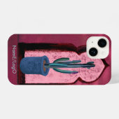 objet_21_aウィンドウとサボテンiPhoneケース iPhoneケース (裏面横)