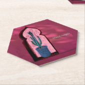 objet_21_a window with a cactus ペーパーコースター (アングル)