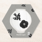 objet_22_椿と鳥と陶芸 ペーパーコースター (正面)