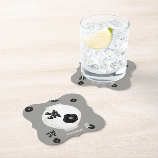 objet_22_camellia,bird and pottery ペーパーコースター (インサイチュ)