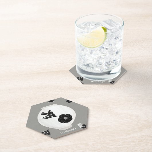 objet_22_camellia,bird and pottery ペーパーコースター (インサイチュ)