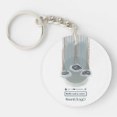 objet_2_rainコントロールメーターアクリル キーホルダー (正面)